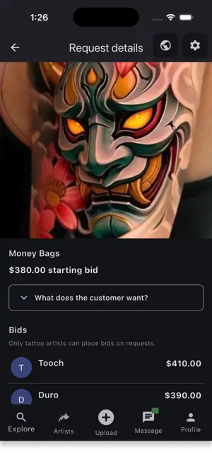 TattsBid screenshot 2