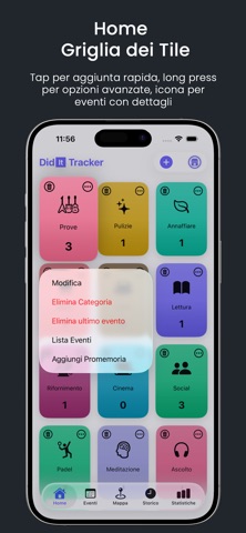 DidIt-Tracker Attività screenshot