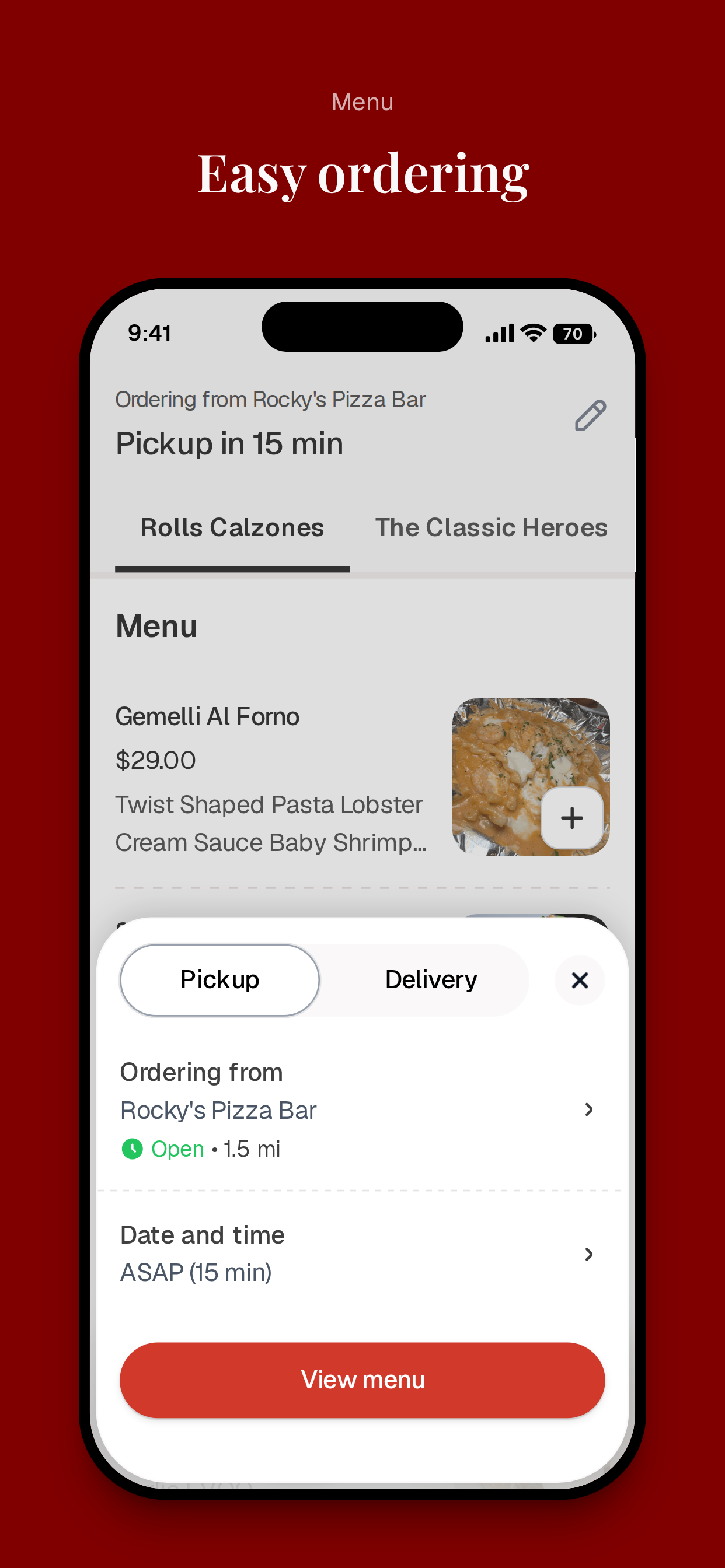 Rocky's Pizza Bar screenshot 3