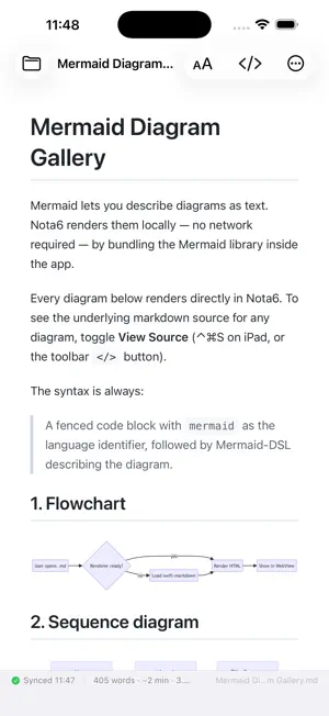 Nota6 screenshot 3