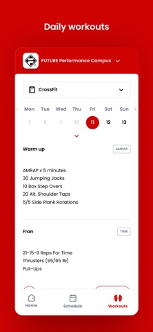 FUTURE Performance Campus screenshot