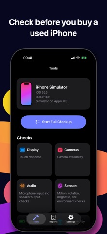 iCheckup: Hardware Test Screenshot 1 of 7