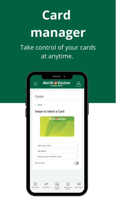 North Easton Savings Bank Screenshot