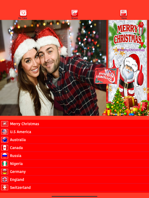 Screenshot #5 pour Christmas Selfie Photo Camera
