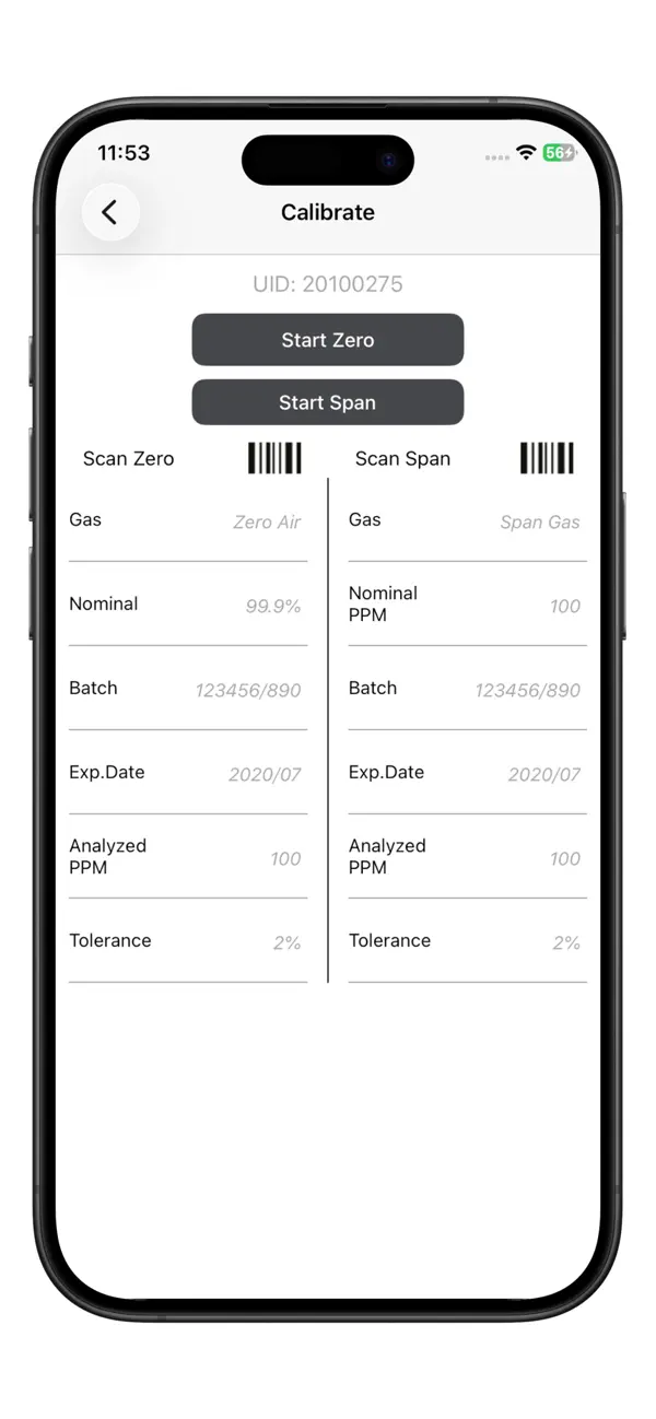 Screenshot #3 pour Hansen Gas Detector