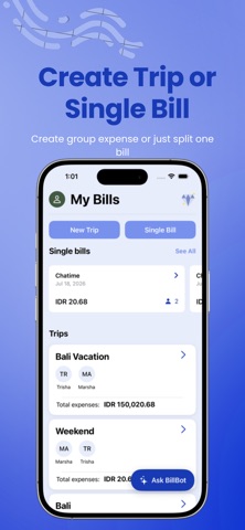 BillBro: Split Bills for Trips screenshot