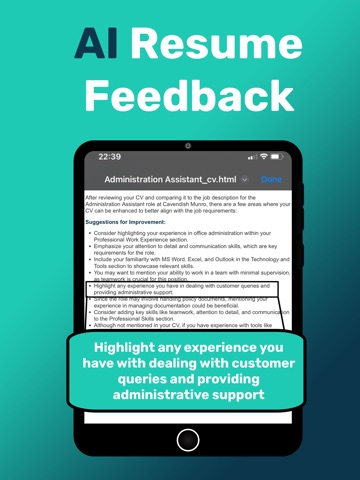 Careeria - AI Job Search Coach iPad screenshot