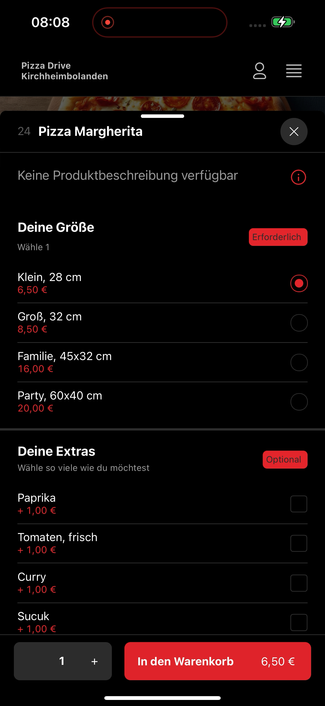 Pizza Drive Kirchheimbolanden screenshot 7