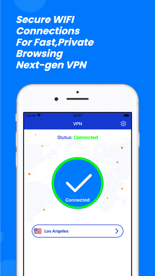 #2. NiceVPN-Super Unlimited Proxy (iOS) بواسطة: Sichuan Sheng'anhe Ecotechnology Co., Ltd.