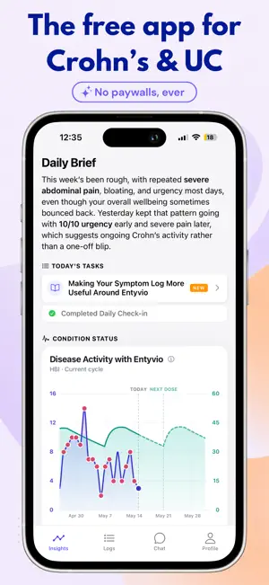 Aidy: Manage Crohn's & Colitis screenshot 1