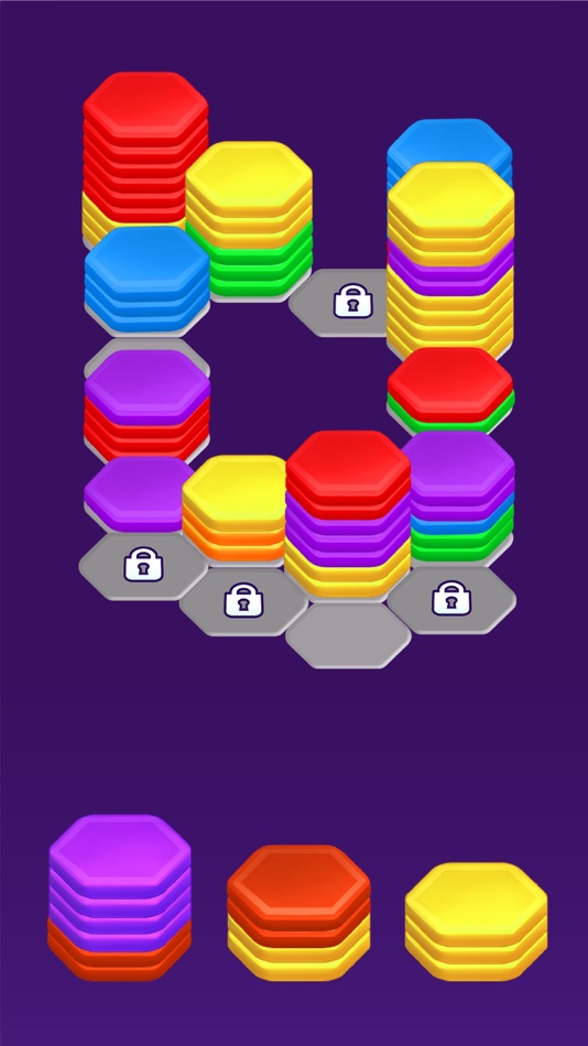 #4. Hexa Color Sorting Puzzle (iOS) By: D2M STUDIO COMPANY LIMITED