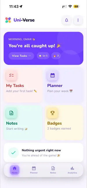 Uni-Verse: Student Life screenshot 1