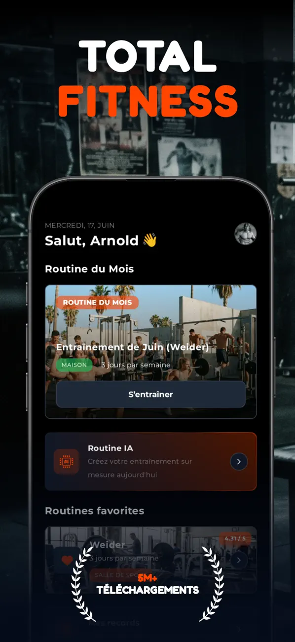 Screenshot #1 pour Total Fitness: Musculation