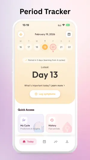 CycleCare: Period Tracker screenshot 1