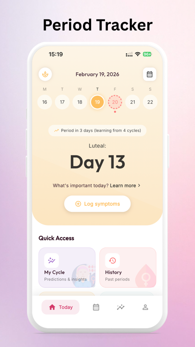 CycleCare: Period Tracker Screenshot 1 of 6