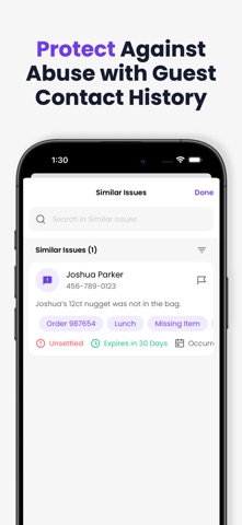 Restore: Guest Issue Tracking iPhone screenshot