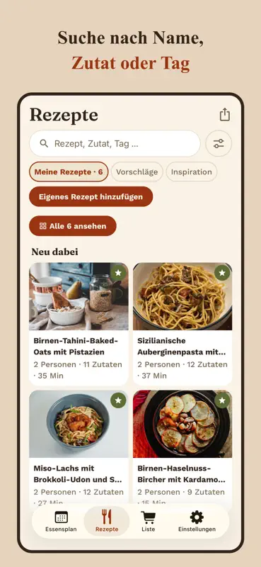 Tellerino: Essensplan & Liste screenshot 3 of 7