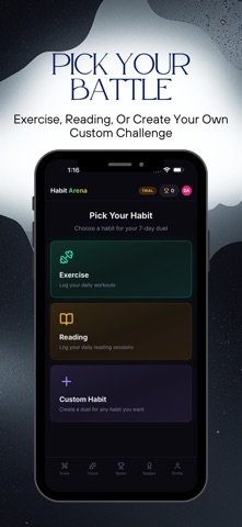 Habit Arena iPhone screenshot