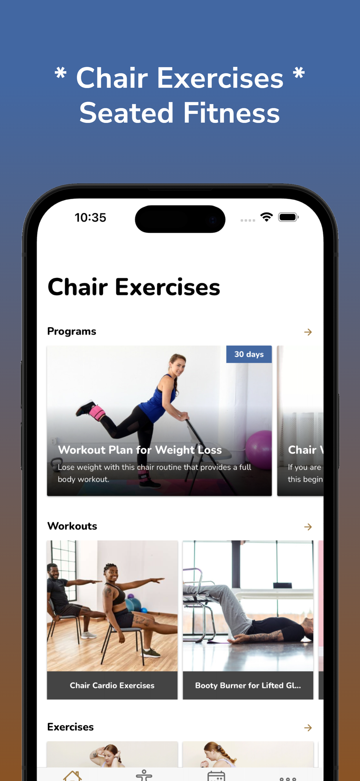 Chair Exercises - Sit & Be Fit