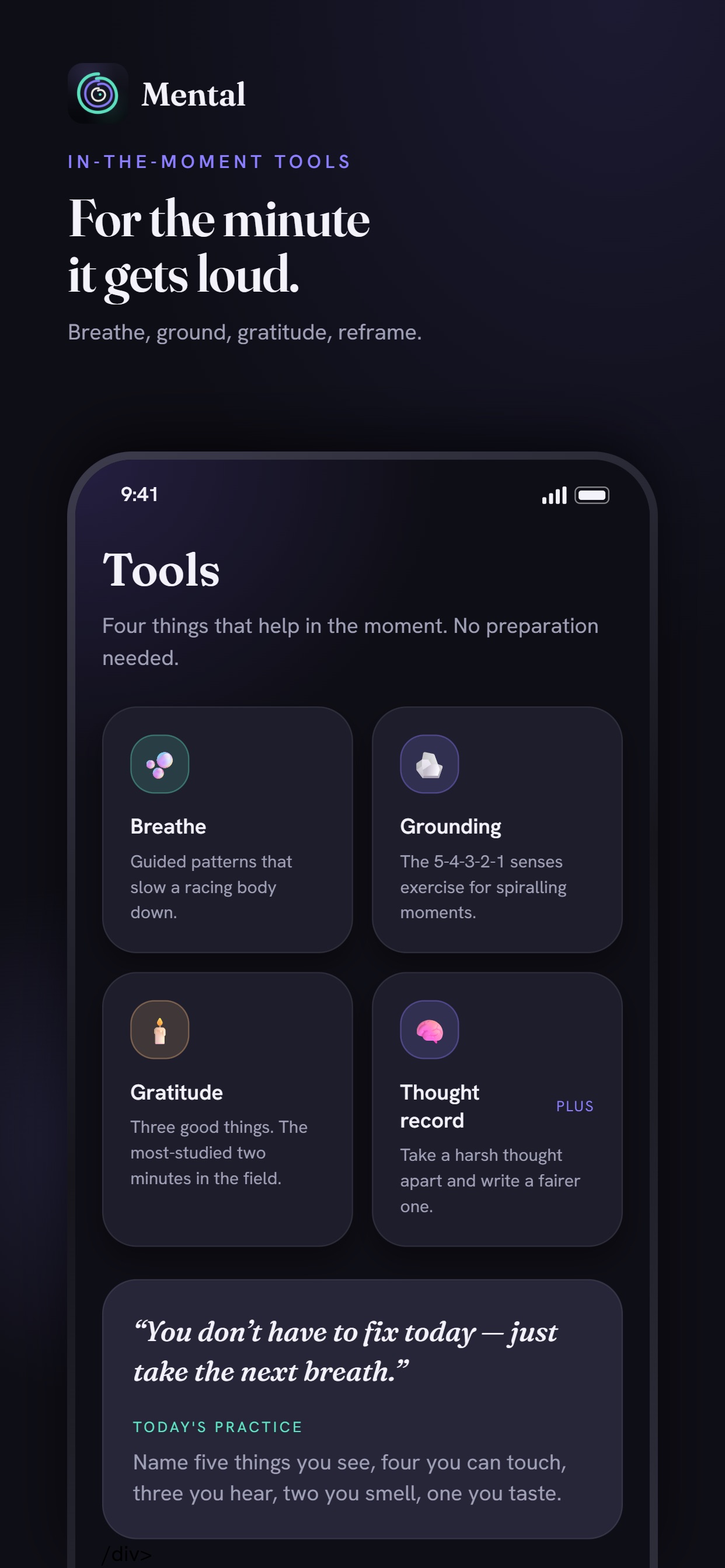 Screenshot 3 of Mental: Mood Tracker Journal