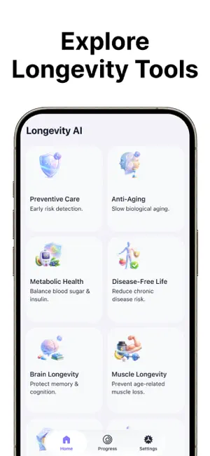 Longevity AI App screenshot 2