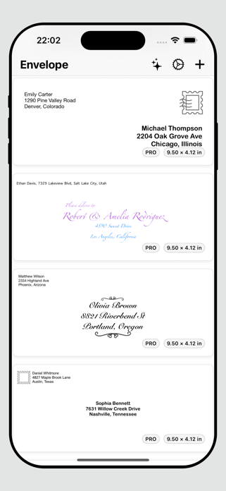 Envelope Printer Address Label Screenshot 2 of 6