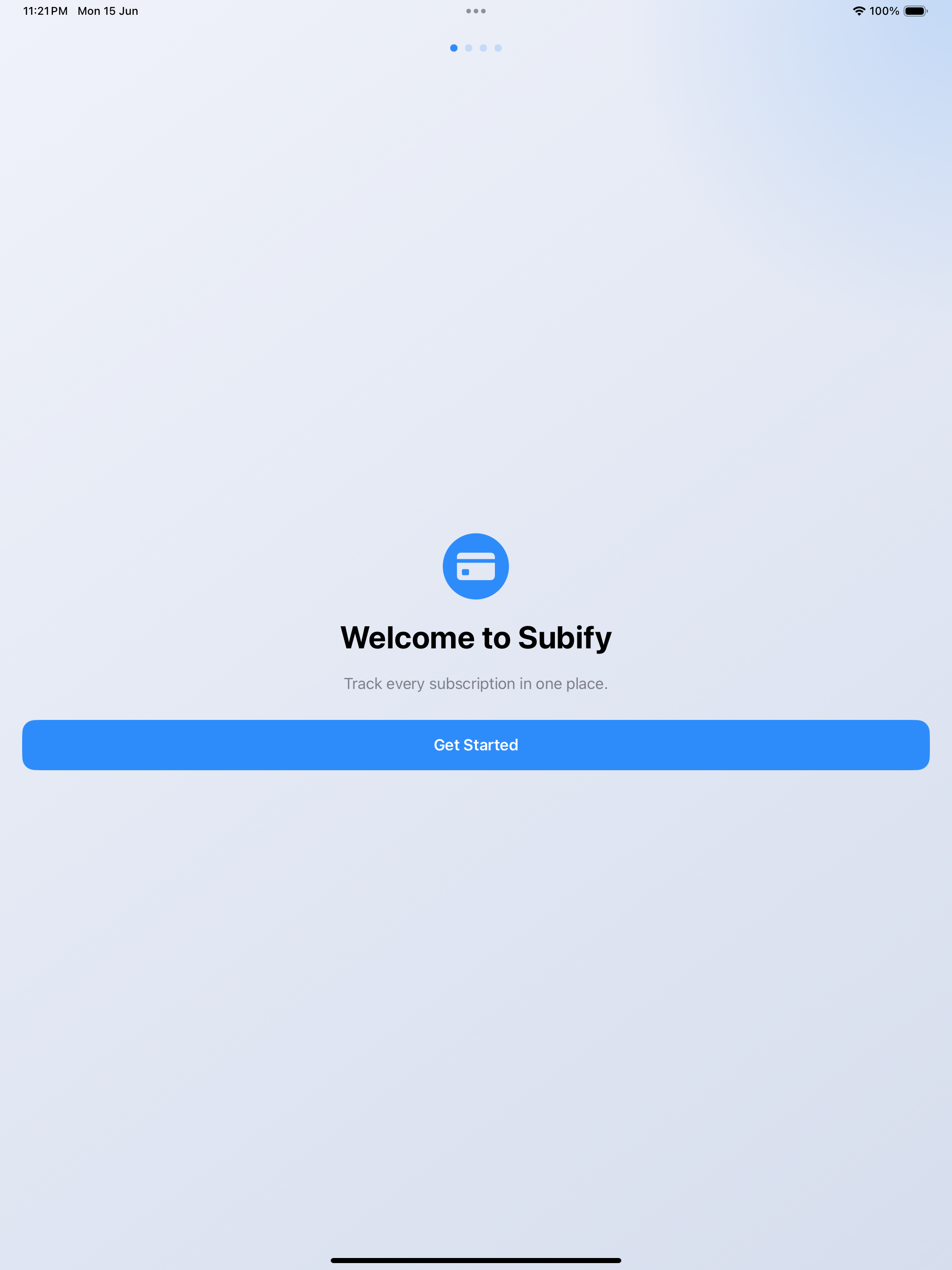 Subify: Track subscriptions
