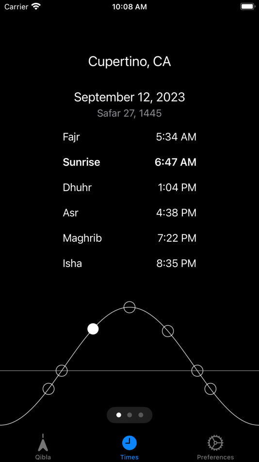#1. Prayer Times - Leptos (macOS) 由: Lateef Sanford
