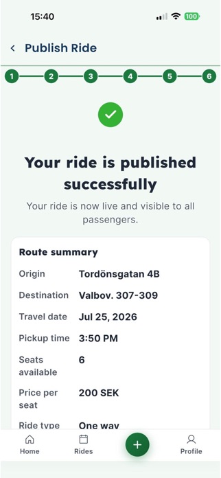 TripMates - Share Journey Screenshot 5 of 5