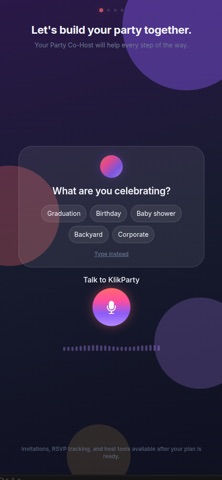 KlikParty Party Planner screenshot