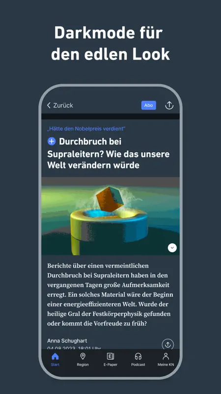 KN - Nachrichten und Podcast screenshot 9 of 10