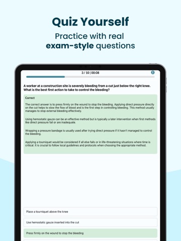 EMT Exam Practice 2026  Prepia iPad screenshot