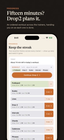 Drop2: Jazz Guitar Ear Trainer Screenshot 9 of 9