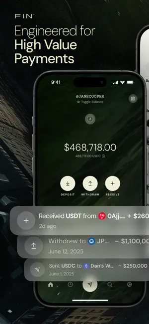 Fin: Business Crypto Payments screenshot 1