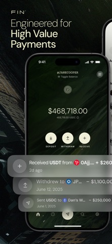 Fin: Business Crypto Payments screenshot