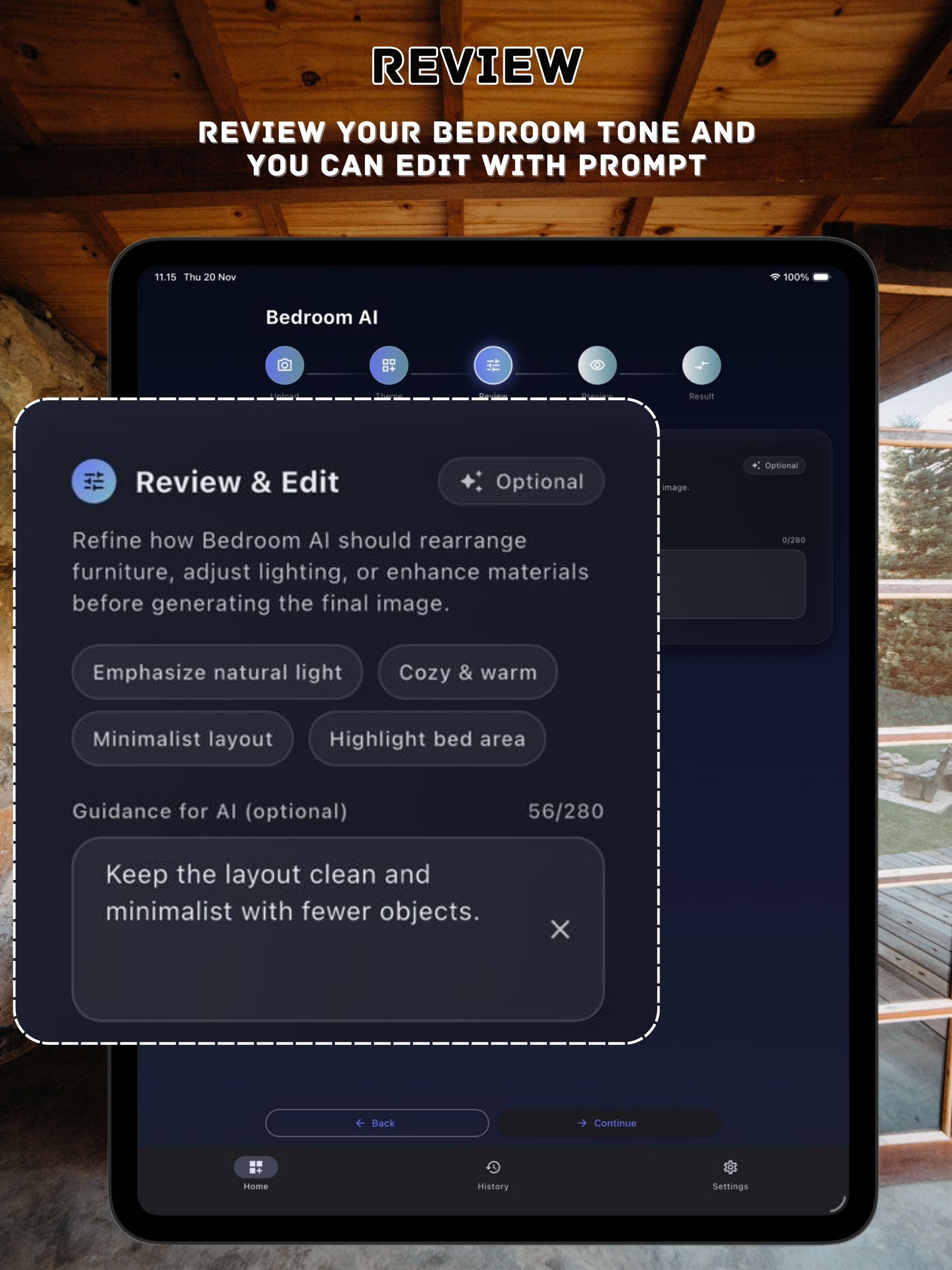Bedroom AI : Room Makeover