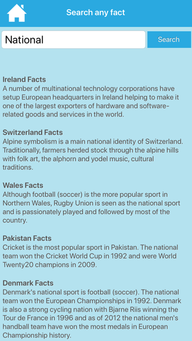 Cool & Weird Country Facts Screenshot