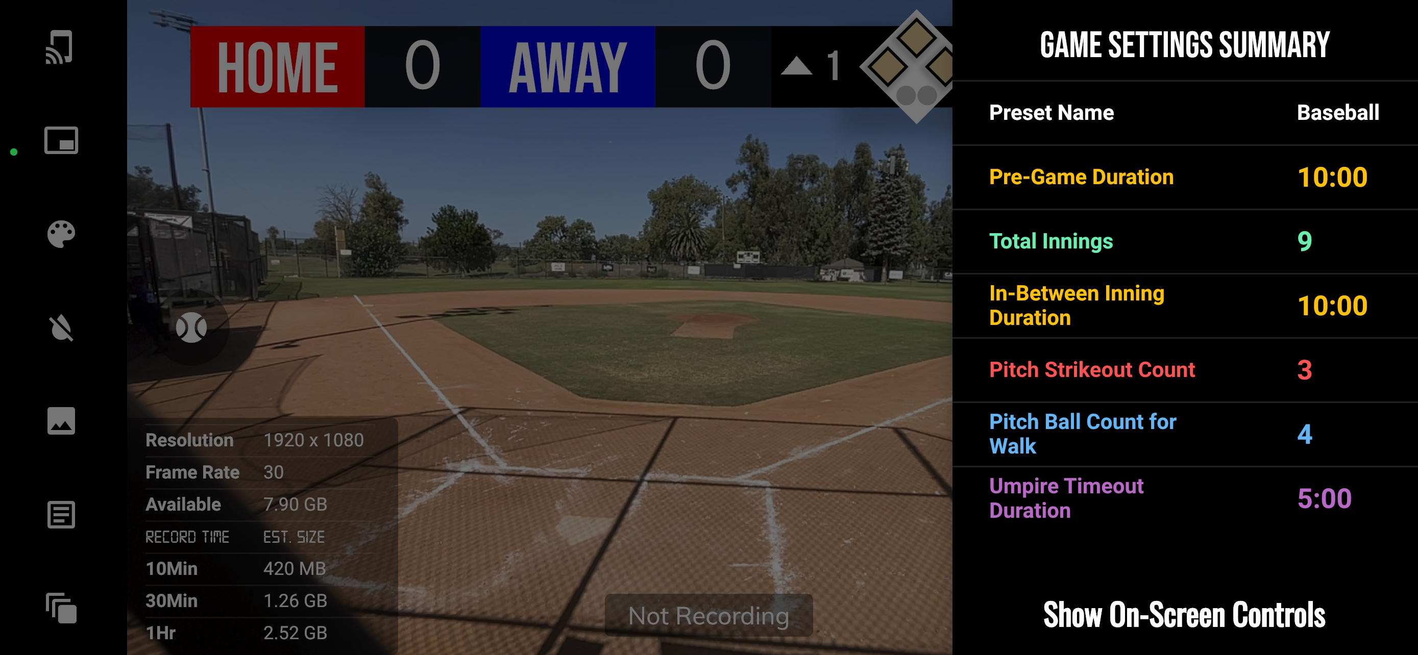 BT Baseball Camera screenshot 10