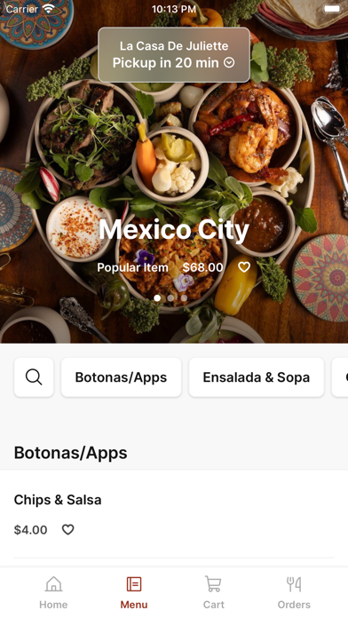 La Casa de Juliette iPhone screenshot 2 - Food & Drink app