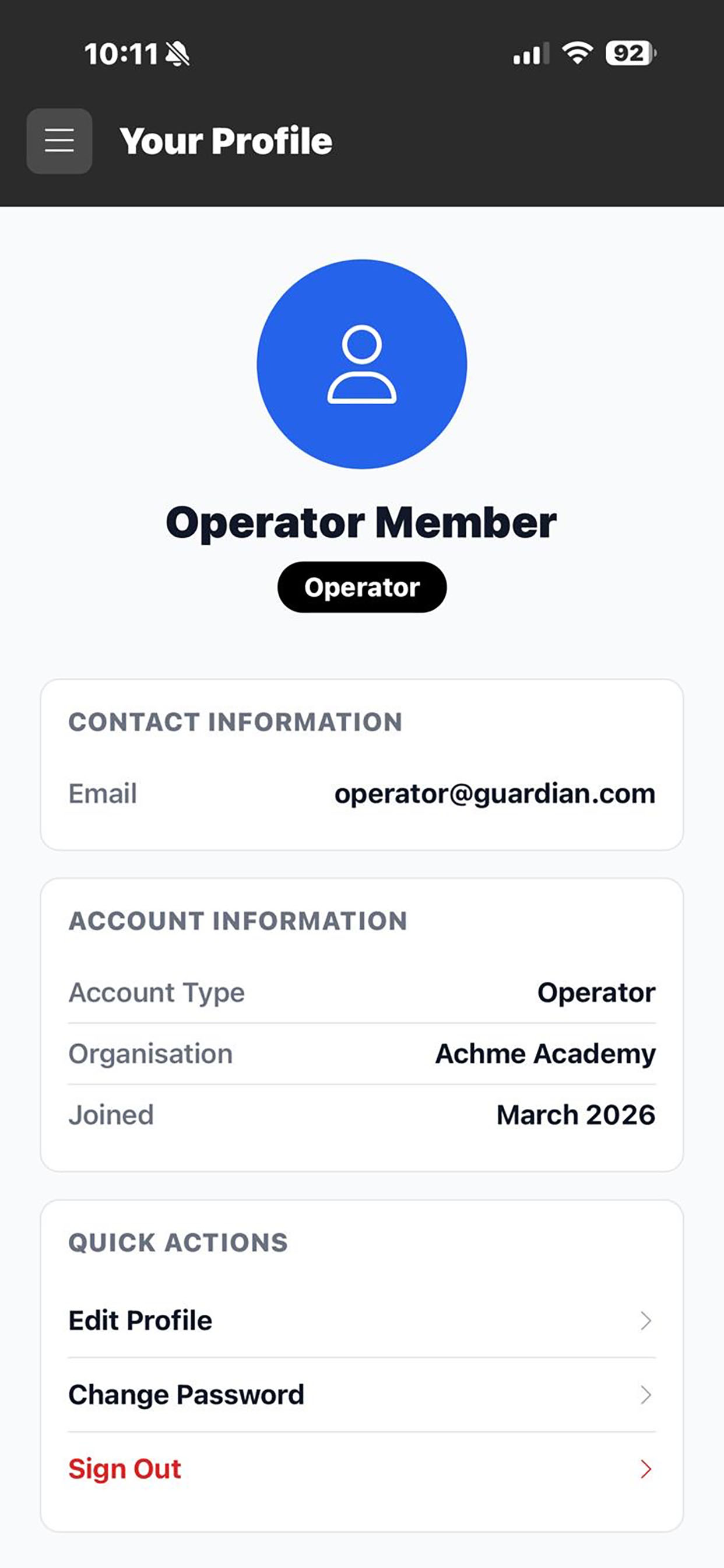 Guardian Platform