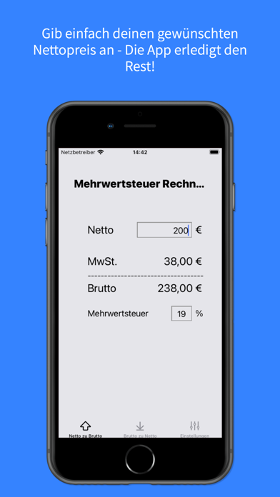 Mehrwertsteuer Rechner PRO Screenshot