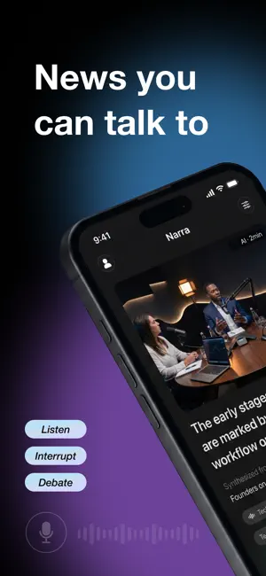 Narra: Conversational News screenshot 1