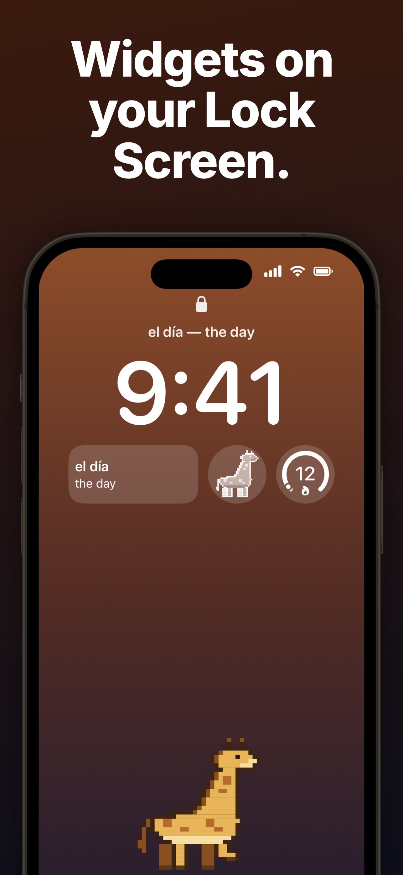 Screenshot 1 of Vocabulary Widget: Zarafa