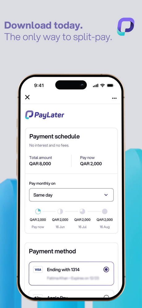 PayLater - Split in 4 payments screenshot 2