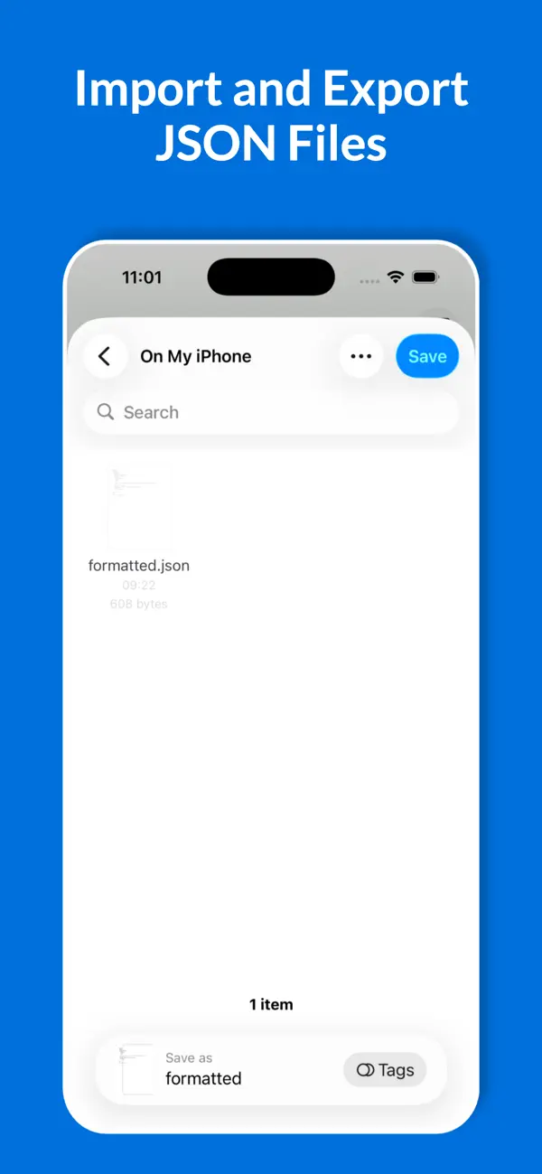 Screenshot #2 pour JSON Formatter Simple Parsing