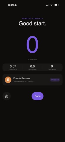 OneMore - Push-ups Counter screenshot