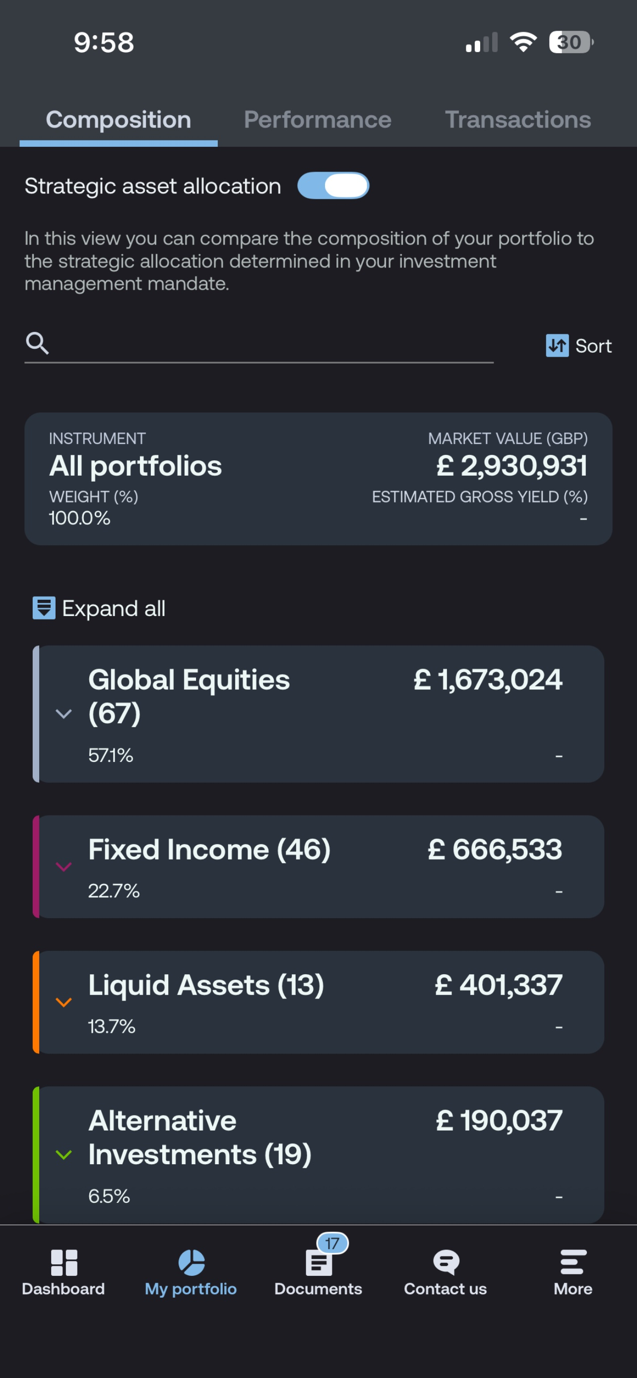 Sarasin Mobile screenshot 5