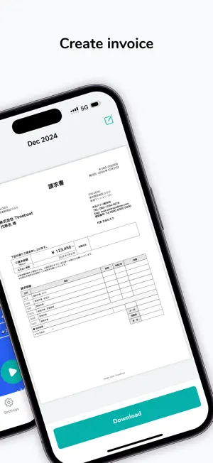 TimeBoat - Time log for work screenshot 2