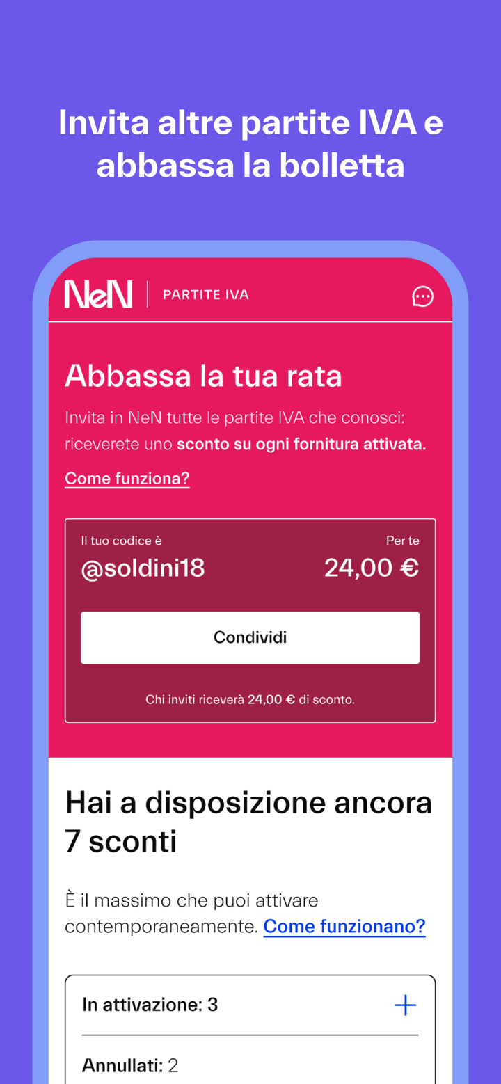 NeN Energia - Partite IVA screenshot 2