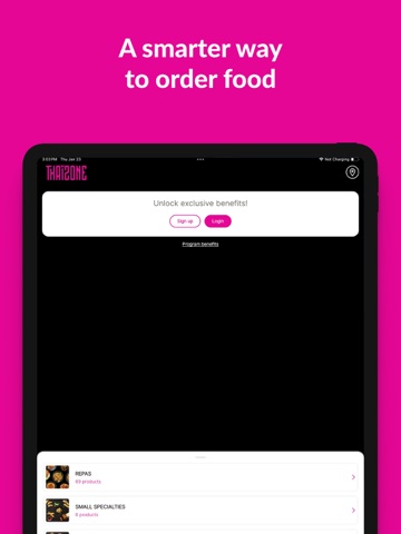 Thaizone iPad screenshot